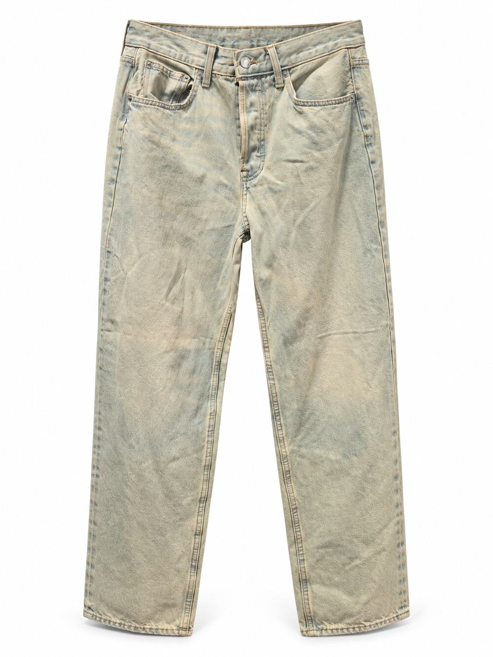 Universal Thread Mid-Rise 90s Baggy Jeans Size 4 Light Ecru Wash Wide Leg